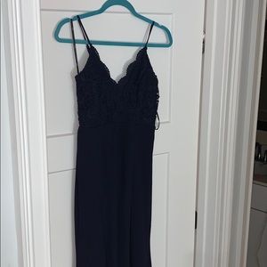 Prom dress navy blue
